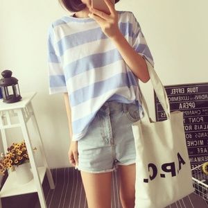 Striped Short Sleeve T-Shirt